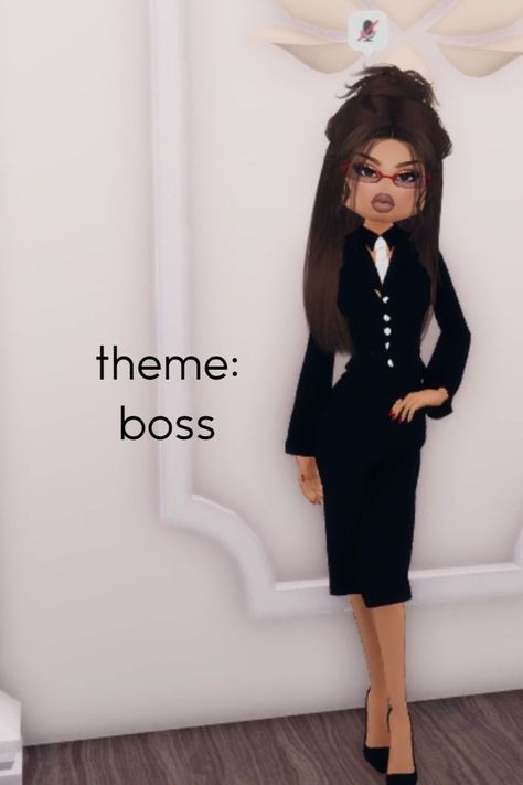 Dti Roblox Boss Theme, Dti Boss Theme Outfits, Business Woman Dress To Impress, Buissnes Person Dti Outfit, Dti Theme Boss, Boss Outfit Dress To Impress, Boss Dti Outfit, Dress To Impress Boss Theme, Bossy Dti Outfit