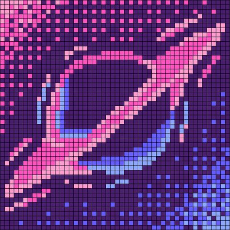 Alpha pattern #165800 | BraceletBook Two Color Pixel Art Grid, Galaxy Alpha Pattern, Undertale Alpha Pattern, 50x50 Pixel Art, Trippy Alpha Pattern, Space Alpha Pattern, Cool Pixel Art Grid, Pride Pixel Art, Witchy Pixel Art