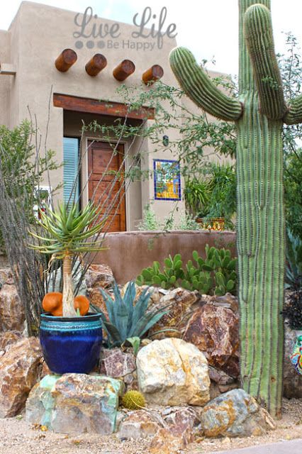 Tucson Arizona Homes, Arizona Casita, Tucson Homes, Southwestern Architecture, Secret Garden Rancho Santa Fe, Cacti Landscape, Old Tucson Arizona, Tuscon Arizona, Canyon Ranch Tucson