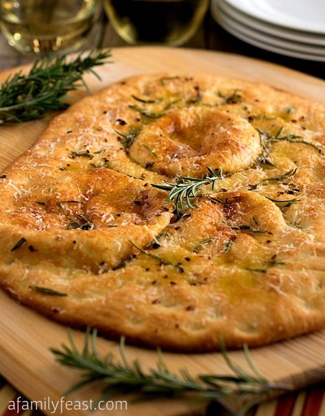 Rosemary Flatbread, Focaccia Dolce, Dinners Recipes, Flatbread Recipes, Family Feast, Easy Dinners, Bread Dough, Flatbread, Bagels