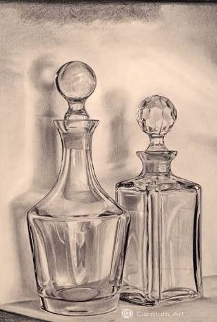 طبيعه صامته Still Life Sketch, Shading Drawing, Life Sketch, Bottle Drawing, Realistic Pencil Drawings, Pencil Shading, Object Drawing, Still Life Drawing, Pencil Art Drawings