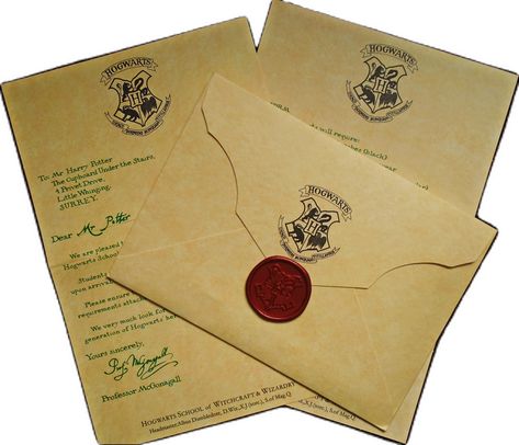 Hogwarts Items, Hogwarts Seal, Movie References, Hogwarts Acceptance Letter, Under Stairs Cupboard, Acceptance Letter, Hogwarts School, Replica Prop, Hogwarts