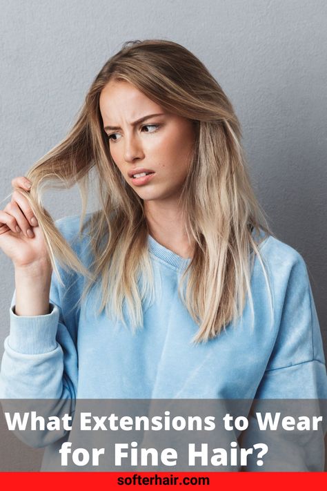 Best extensions for fine hair according to a hair professional. Hair Extensions Fine Hair, Best Extensions For Fine Hair, Keratin Extensions, Hair Extension Care, Hair Extentions, Hair Extensions Best, Bald Women, Professional Hairstylist, Thin Fine Hair