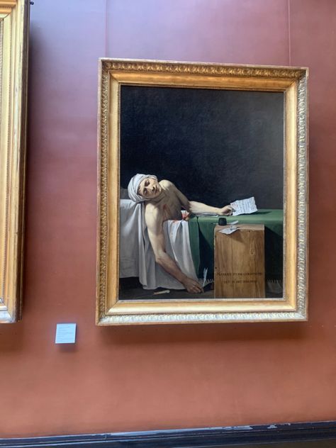 Marat Painting, Louvre Museum Aesthetic, Jacques Louis David, Have A Nice Life, Nice Life, Light Academia Aesthetic, Music Album Art, Museums In Paris, Louvre Museum