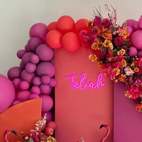 Elari Events, Bridal Shower Balloons, One Ticket, Fiesta Tropical, Birthday Party Theme Decorations, Birthday Balloon Decorations, Barbie Birthday, 30th Birthday Parties, Theme Party Decorations