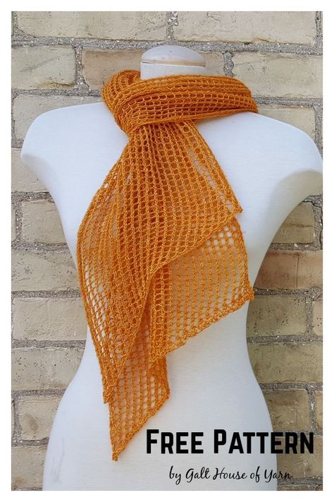 Delta Diagonal Lace Scarf Free Knitting Pattern Knitted Cowl Scarves, Ravelry Knitting, Neck Warmers, Knit Scarves, Elegant Scarves, Lace Weight Yarn, Romper Pattern, Lace Knitting Patterns, Summer Scarf