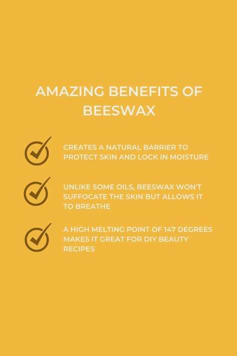 Beeswax Benefits Skin, Benefits Of Beeswax For Skin, Beeswax Benefits, Bee Wax Uses, Bees Wax Lip Balm, Beeswax Recipes, Cozy Crafts, Soap Business, Honey Brand