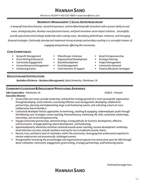 Nonprofit Manager Resume Example - Executive Director Management Resume Examples, Recruiter Resume, Management Resume, Cv Sample, Job Resume Samples, Cv Tips, Nonprofit Management, Strategic Leadership, Job Resume Template