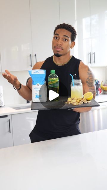 1M views · 87K likes | Josh Bailey on Instagram: "Ginger ale from the store is loaded with sugar! One of the most important things you could learn this year is learning how understand food labels. Making your own ginger ale could be very simple and it only takes 4 ingredients. This version uses real ginger and is sweetened with maple syrup to make it a bit more refreshing.

1 cup of sliced ginger
2.5 cups water
4-6 tbsp maple syrup
Juice from 1.5 lemons
Sparking water

I have a ebook full of detox drinks, smoothies and diet plan in you need help cleansing your body. Link in bio or go to @cookwithjb 

#soda #gingerale #cleanse #ginger #musclechef #joshbailey #healthiswealth #homemade #healthydrink #cookwithjb" Homemade Ginger Ale, Drinks Smoothies, Ginger Drink, Homemade Soda, Natural Face Cleanser, Juicy Juice, Soda Recipe, Sparkling Drinks, Ginger Recipes