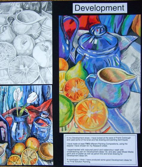 National 4/5 Expressive - Paisley Grammar School - Expressive Arts Igcse Sketchbook, Van Gogh Art Lesson, Gcse Sketchbook, Visual Art Lessons, High School Art Projects, Gcse Art Sketchbook, A Level Art Sketchbook, Journal Notes, Art Advice