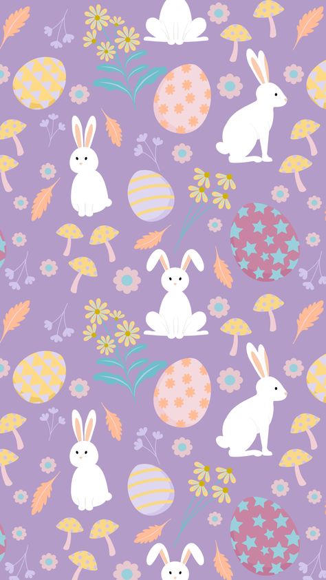 Easter Phone Background, Cute Easter Wallpaper, Spring Widgets, Iphone Spring Wallpaper, Seasonal Wallpaper, Easter Wallpapers, Fall Widgets, Happy Easter Wallpaper, Phone Wallpaper Pastel