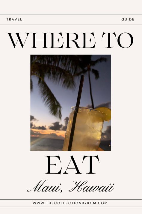 Are you looking for the best places to Eat in Maui, Hawaii? Click the link for the best restaurants in Whalers Village. Whalers Village, located parallel to the Pacific Ocean in Ka'anapali, Maui, is an easy and accessible dining location for those staying in Ka'anapali Beach. Whalers Village is home to restaurants, great shopping, ice cream as well as coffee and matcha shops. During your vacation, you can spend a whole day shopping and exploring Whalers Village. Happy Maui Foodie! Maui Restaurants, Waterfront Dining, Maui Vacation, Fish House, The Pacific Ocean, Maui Hawaii, Best Places To Eat, Staying In, Best Restaurants