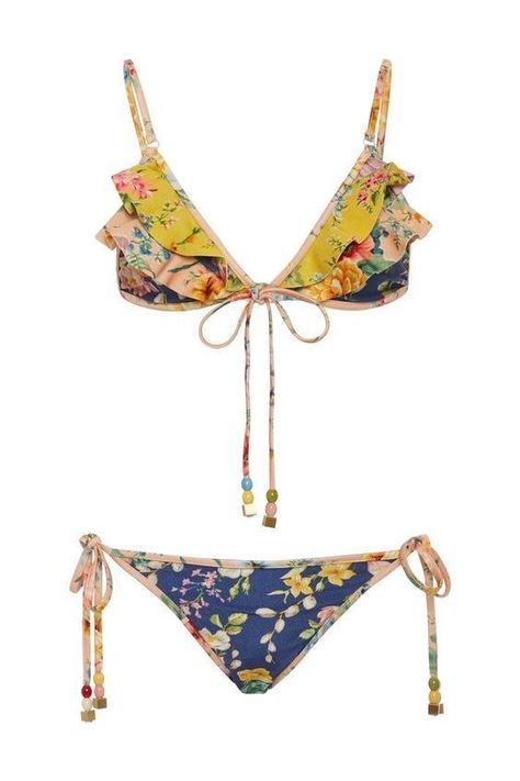 Beach Closet, 2 Piece Bathing Suits, Trending Bathing Suits, Swimsuit Trends, Slip Top, Estilo Hippie, Bathing Suit Top, Cute Swimsuits, Swimmers