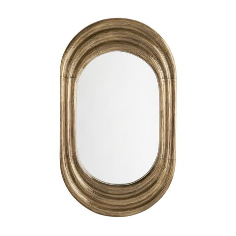 ARTERIORS Georgina Wall Mirror | Perigold Accent Mirror Wall, Arteriors Home, Luxury Chandelier, Modern Mirror, Oval Mirror, Rectangular Mirror, Mirror Designs, Accent Mirrors, Chandeliers And Pendants