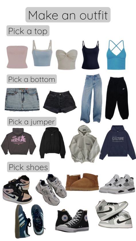 Hot Weather School Outfits, Pick An Outfit, Clothing Tips, Ootd Ideas, School Fits, Beauty Clothes, Cute Everyday Outfits, Baddie Outfits Casual, Cute Fits