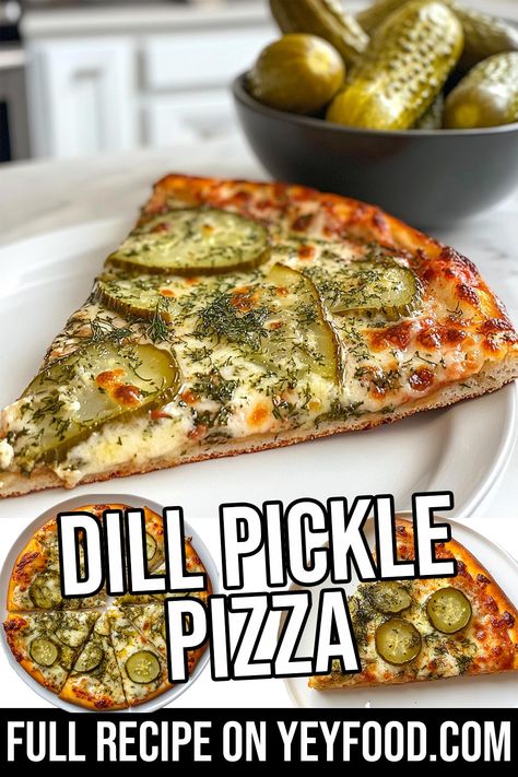 Pickles On Pizza, Homemade Pickle Pizza, Fried Pickle Pizza, Dill Pickle Pizza Recipe, Pickle Dinner Recipes, Dill Pickle Pizza, Pickle Birthday, Pickle Pizza Recipe, Pickle Pizza