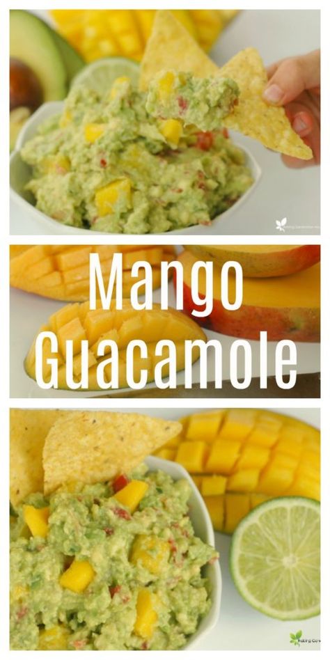 Mango Guacamole | Healthy Ideas for Kids Mango Guacamole Recipe, Recipes Mango, Mango Guacamole, Mexican Guacamole, Best Guacamole, Guacamole Recipe Easy, Best Guacamole Recipe, Guacamole Recipe, Fitness Magazine