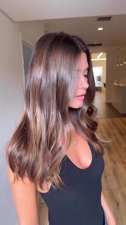 Brown Gloss Hair, Brown Hair Gloss, Level 5 Brown Hair, Level 5 Hair Color, Hazelnut Brown Hair, Hair Color Gloss, Hazelnut Hair Color, Hazelnut Hair, Dark Era