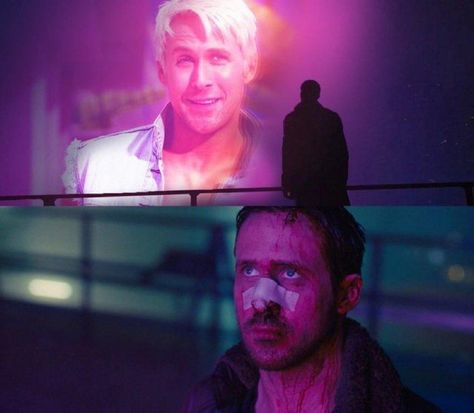 Ryan "literally me" Gosling looking at his future | Barbie (2023 Film) | Know Your Meme Ryan Gosling Blade Runner, Ryan Gosling Meme, Witty Memes, Райан Гослинг, Sigma Male, Blade Runner 2049, I Love Cinema, Barbie Movie, Parenting Memes