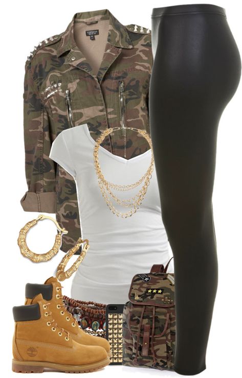 camo outfit with timbs..x Timberland Boot Outfit, Timberland Boot Outfits, Cute Fall Outfits Black Women, Mode Rockabilly, Looks Hip Hop, Timberland Outfits, Mode Casual, Cheap Handbags, Girl Swag