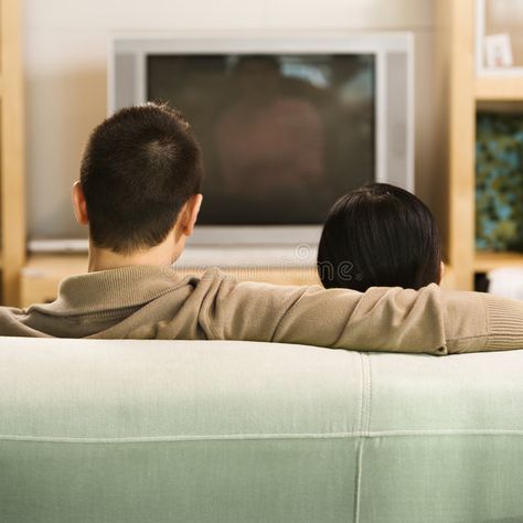 Couple Watching Tv Aesthetic, Couple Sitting On Couch, Couple Watching Tv, Moon Intentions, Tv Image, Sitting On Couch, Asian Couple, Clever Business Cards, Tv Watching