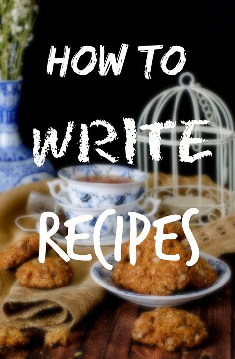 How To Write Recipes, How To Write A Recipe, Pastry Workshop, Recipe Writing, Writing Recipes, Making A Cookbook, Bakery Business Plan, Homemade Recipe Books, Home Bakery Business