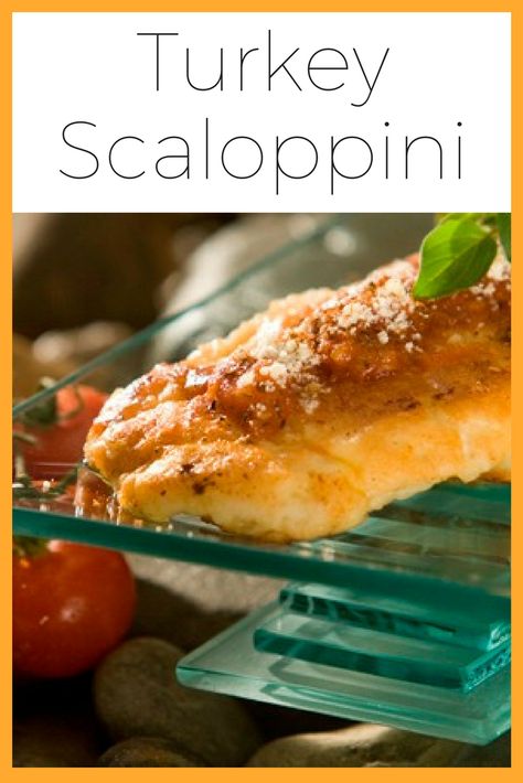 Turkey Scallopini Recipes, Turkey Fillet Recipes, Turkey Scallopini, Recipe For Turkey, Air Fryer Baked Potato, Dinner Food, Turkey Breast, Turkey Recipes, Weeknight Meals