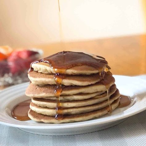 Oat Milk Pancakes {Allergy Friendly!} Lactose Free Pancakes, Oat Allergy, Dairy Free Pancakes Almond Milk, Gluten Free Vegan Pancakes Easy, Oat Flour Pancakes Vegan, Egg Free Pancakes, Leftover Breakfast, Dairy Free Pancakes, Pancake Calories