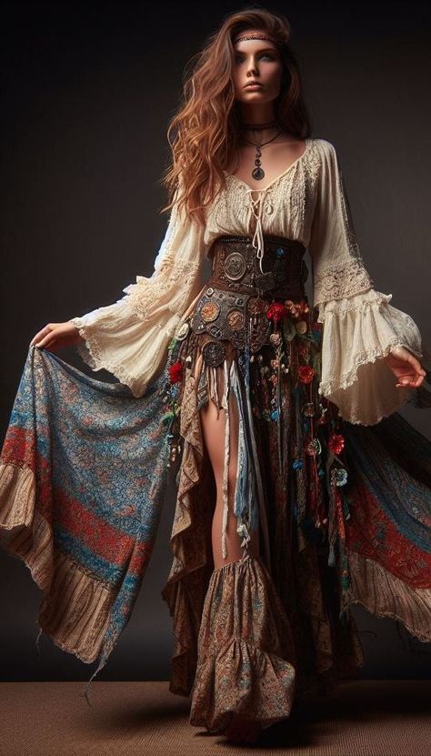 Mode Country, Look Boho Chic, Bohemian Style Clothing, Boho Outfit, Mode Hippie, Estilo Hippie, Boho Style Outfits, Hippie Style Clothing, Mode Boho