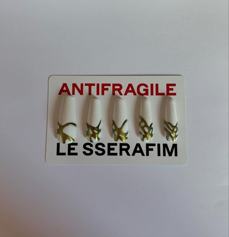 LE SSERAFIM antifragile album inspired nails 💅🏻 🤍 #smallnailbusiness #lesserafimfan #lesserafimfanart #nails #nailart #nailsofinstagram #nailsnailsnails #naildesign #nailartist #nails4today #nailideas Album Inspired Nails, Le Sserafim Antifragile, Inspired Nails, Nails Nailart, Nail Artist, Nail Designs, Nail Art, Nails, Instagram