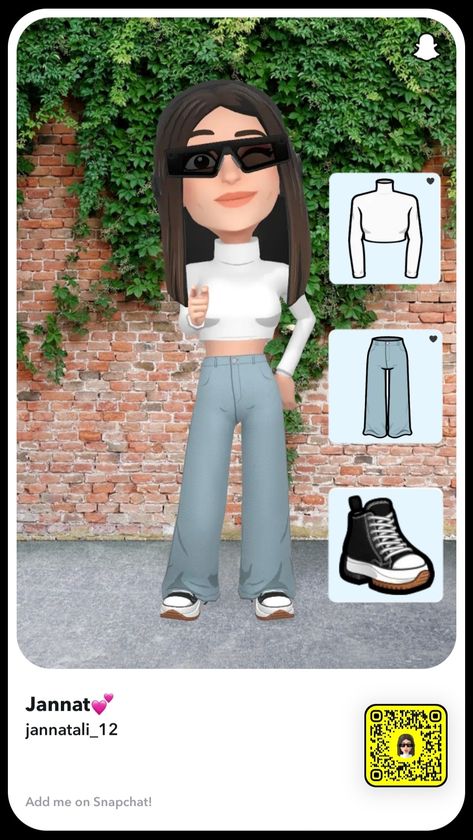 #bitmoji #outfit #aesthetic #snapchat Snapchat Avatar, Snapchat Bitmoji, Bitmoji Ideas, Snapchat, Avatar, Dolls, Outfit Inspo, Quick Saves