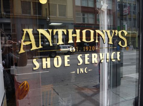 Gold with black shadow Window Lettering, Gold Leaf Signs, Shop Signage, Pharmacy Design, Antique Windows, Sign Writing, Window Signs, Shop House Plans, Store Windows