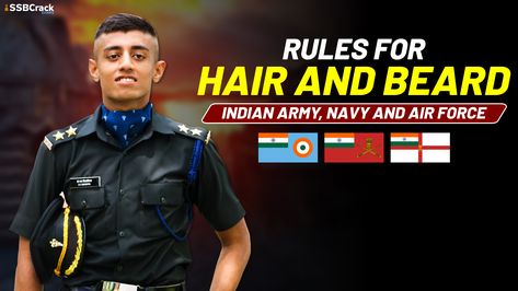 Jai Hind future warriors today we are going to discuss the rules regarding hair and beard of personnel serving in the armed forces viz, Army, Air Force and Navy. We will be covering following topics... Prepare for CDS, NDA, AFCAT and More at www.ssbcrackexams.com Indian Military Haircut For Men, Beard Without Moustache, Army Haircut Men, Indian Army Haircut, Military Haircut For Men, Army Haircut, Military Haircuts Men, Civil Dress, Indian Military