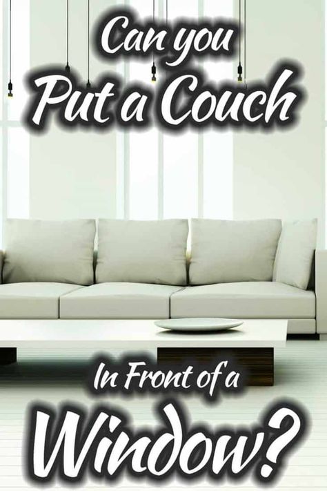 Couch And Ottoman Ideas, Living Room With Bay Window Layout, Couch In Front Of Window, Picture Windows Living Room, Couch Placement, Livibg Room, Couches Living Room Apartment, Behind Couch Decor, Big Couch