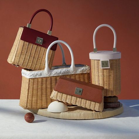 Cane Bags, Wicker Handbags, Weave Bag, Pearl Clutch Bag, Rattan Bags, Leather Basket, Knit Basket, Sac Lunch, Wicker Bags