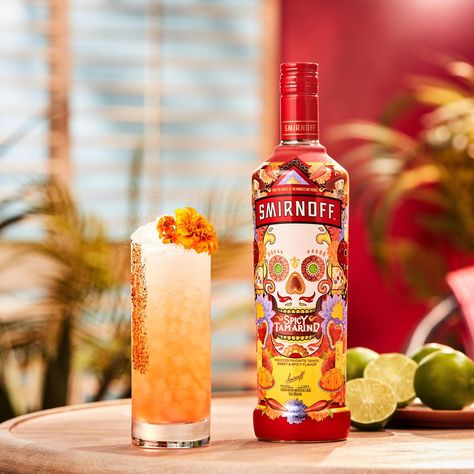 Sweet 'N' Spicy Recipe | Vodka Cocktail | Smirnoff Tamarind Vodka, Smirnoff Drinks, Smirnoff Red, Tamarind Fruit, Sweet N Spicy, Chili Lime Seasoning, Smirnoff Ice, Smirnoff Vodka, Vodka Soda