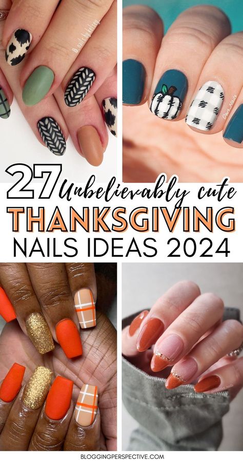 Your ultimate holiday guide is here with 20+ beautiful Thanksgiving nails 2024. Discover Thanksgiving nail designs that merge seasonal charm with modern aesthetics, from detailed Thanksgiving nail art to simple yet elegant Thanksgiving nails inspo. Perfect for adding a touch of glamour to your November nails and fall nails, these designs will have you celebrating in style. Find your next favorite look on our site. Thanksgiving Nail Ideas, November Nail Designs, Turkey Nails, Fall Thanksgiving Nails, Holiday Themed Nails, Elegant Thanksgiving, Thanksgiving Nail Designs, Thanksgiving Nail Art, Thanksgiving Nail