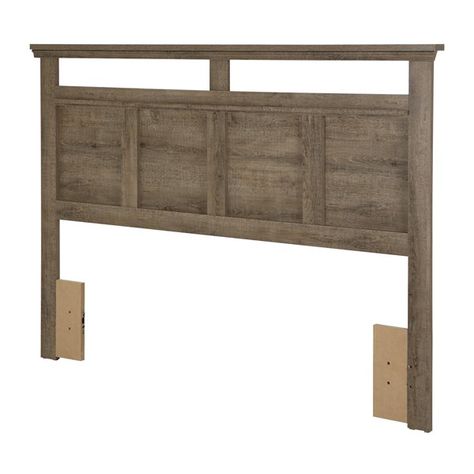 Unique Headboards, Colorful Headboard, South Shore Decorating, Queen Headboard, Panel Headboard, Weathered Oak, Types Of Beds, Metal Bed Frame, South Shore