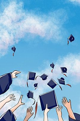 Graduation Vibes Aesthetic, Blue Graduation Aesthetic, Graduation Drawing Art, Graduation Art Ideas, Graduation Painting Ideas, Vision Board Graduation, Graduation Vision Board, Graduation Animation, Graduation Drawing Ideas