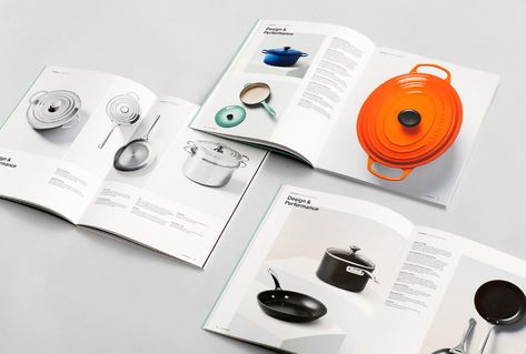 Catalogue Layout, Banner Images, Catalog Design, Project Photo, Product Catalog, Pop Up Store, Le Creuset, Brochure Design, Visual Design