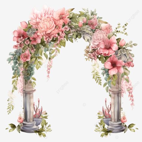 a close up of flower arch with flowers and vines Arch With Flowers, Flowers Arch, Vines Flowers, Flower Arch, Transparent Image, Png Transparent, Png Image, Design Resources, Graphic Resources