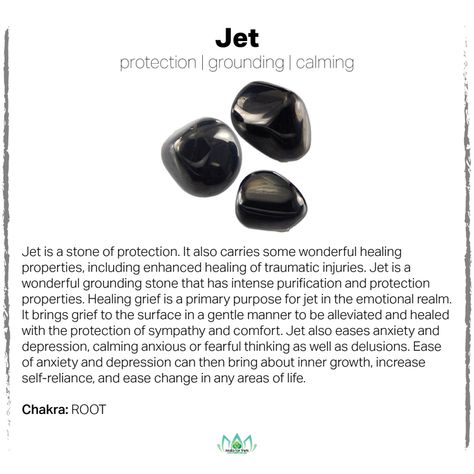 Gemstone Meanings — Ominous Aesthetic, Jet Gemstone, Crystal Healing Chart, Jet Stone, Gemstone Properties, Crystals Healing Properties, Spiritual Crystals, Crystals Healing, Black Stones