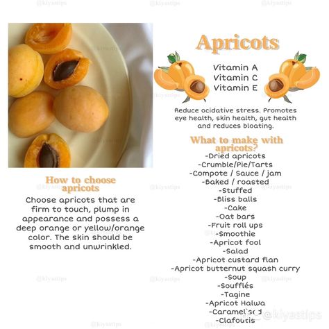 #apricots #apricot #apricotrecipes #recipe #healthy #wonyoungism #wonyoung #fruit #fruitbenefits #healthyfood #healthylifestyle #healthyrecipe #goodfoodrecipes #selfcare #glowuptips #selfcaretips #tiktok #healthytips Benefits Of Apricots, Butternut Squash Curry, Apricot Recipes, Pie Crumble, Fruit Benefits, Fruit Roll Ups, Curry Soup, Oat Bars, Herbs For Health