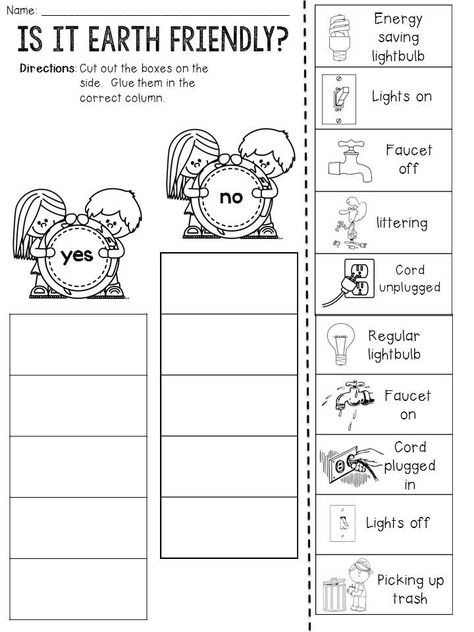 Earth Resources Activities, Earth Day Worksheets For Kids, Earth Day Preschool, Environment Activities, Earth Day Worksheets, Earth Day Activity, Earth Activities, Second Grade Science, Earth Day Posters