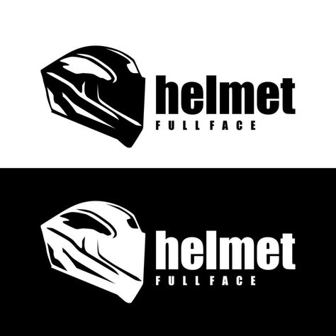 helmet full face icon design logo vector Logo Motor, Icon Helmets, Logo Moto, Moto Logo, Racing Logo, Helmet Logo, Motorbike Helmet, Racing Helmets, Face Icon