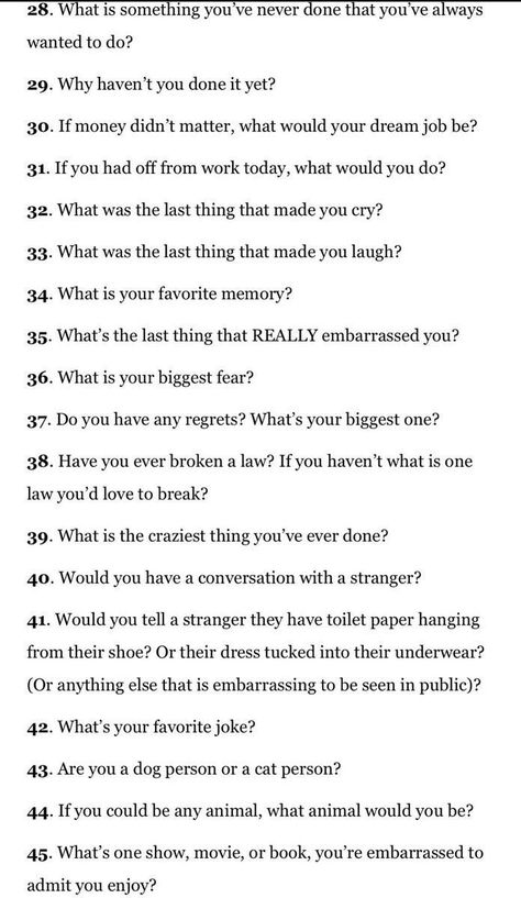 Embedded image Questions To Ask My Girlfriend, Questions To Ask When Dating, Funny Questions To Ask, Questions To Get To Know Someone, Questions To Ask Your Boyfriend, Journal Questions, Questions For Friends, Conversation Topics, Funny Questions