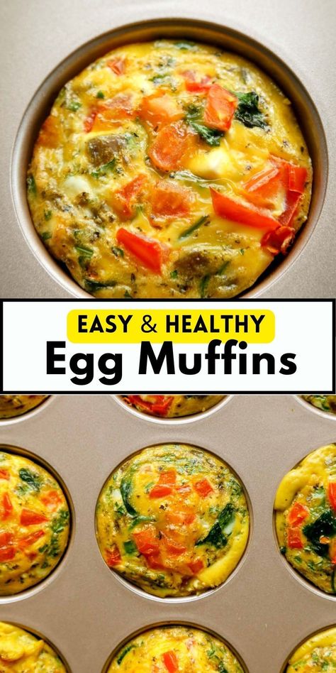 These egg muffins are simple to make and bursting with fresh flavor. They feature Greek feta, ripe tomatoes, and herbs, making them perfect for any weekend brunch or make-ahead breakfast. #eggmuffins Feta Egg Muffins, Egg Muffins Healthy, Greek Breakfast, Italian Sausage Recipes, Healthy Eggs, Egg Muffins, Spinach Recipes, Healthy Muffins, Ripe Tomatoes