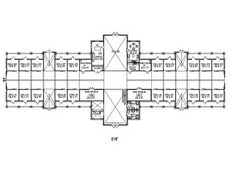 1st Floor Plan Stable Layouts Floor Plans, Stables Floor Plan, Stable Floor Plans, Horse Barn Floor Plans, Horse Barn Designs Layout, Barn Blueprints, Barn Floor Plans, Minecraft Horse Stables, Stable Plans