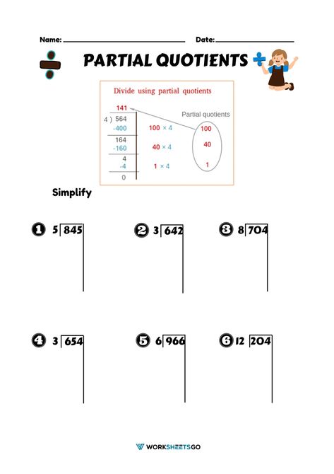 Partial Quotient Division Anchor Chart, Partial Quotient Division, Partial Quotient, Division Anchor Chart, Partial Quotients, Math Meeting, Division Activities, Division Practice, Teaching 5th Grade