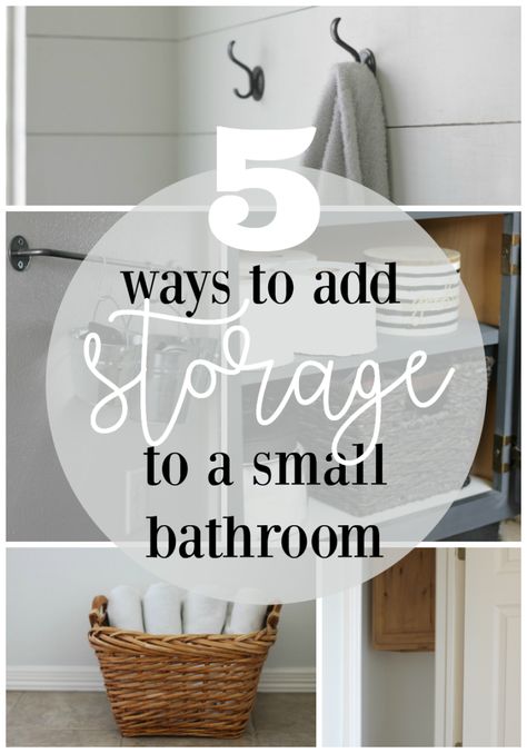 5 Small Bathroom Storage Ideas That Will Blow Your Mind Small Bathroom Storage Ideas, Organizing Bathroom, Small Bathroom Storage Solutions, Tiny Bathroom Storage, Clever Bathroom Storage, Bathroom Storage Hacks, Very Small Bathroom, Bathroom Storage Ideas, Small Bathroom Diy